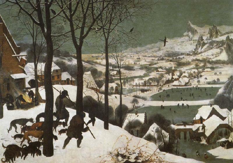Pieter Bruegel Hunters in the snow Spain oil painting art